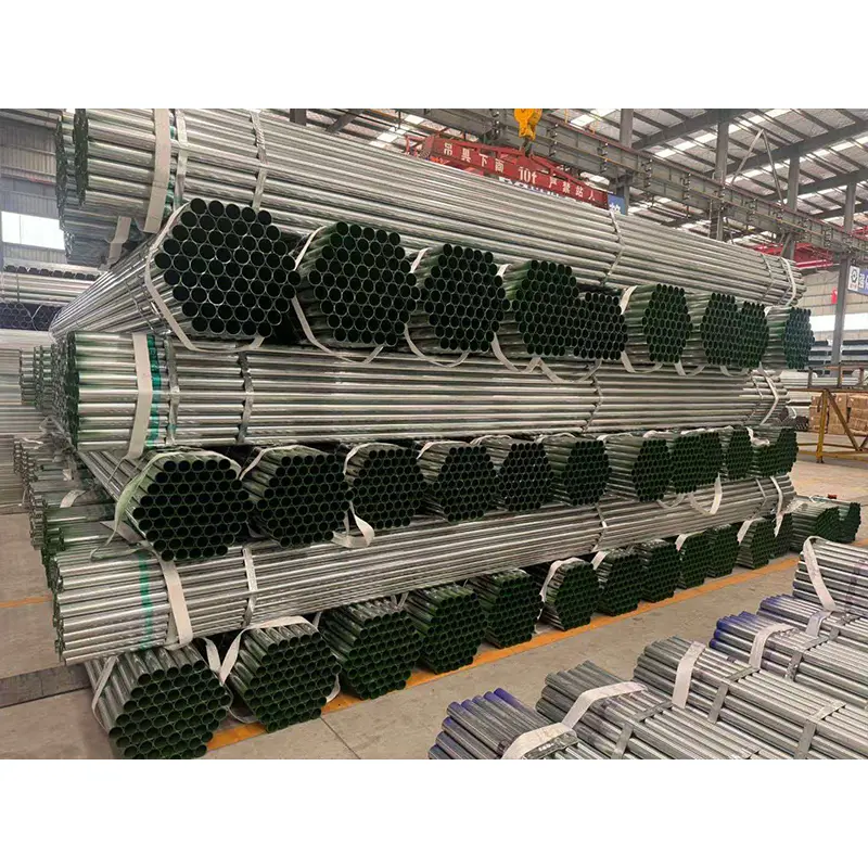 Aurrez galvanizatutako altzairuzko hodi biribila